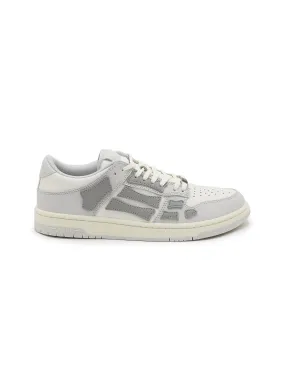 -----------AMIRI  ---- ------------GREY ----Skel Top Leather Low Top Women's Sneakers --