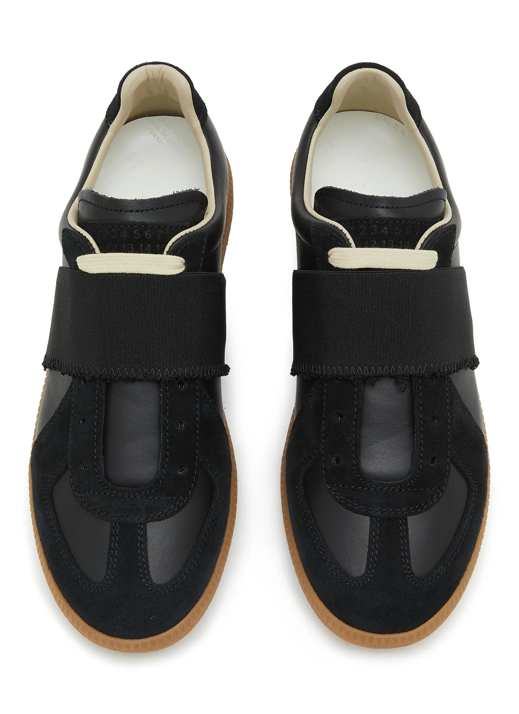 -----------MAISON MARGIELA  ---- ------------ ----Replica Elastic Band Leather Sneakers --