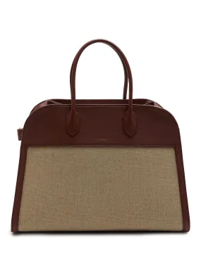 -----------THE ROW ---- ------------ ----Soft Margaux Canvas and Leather Bag --