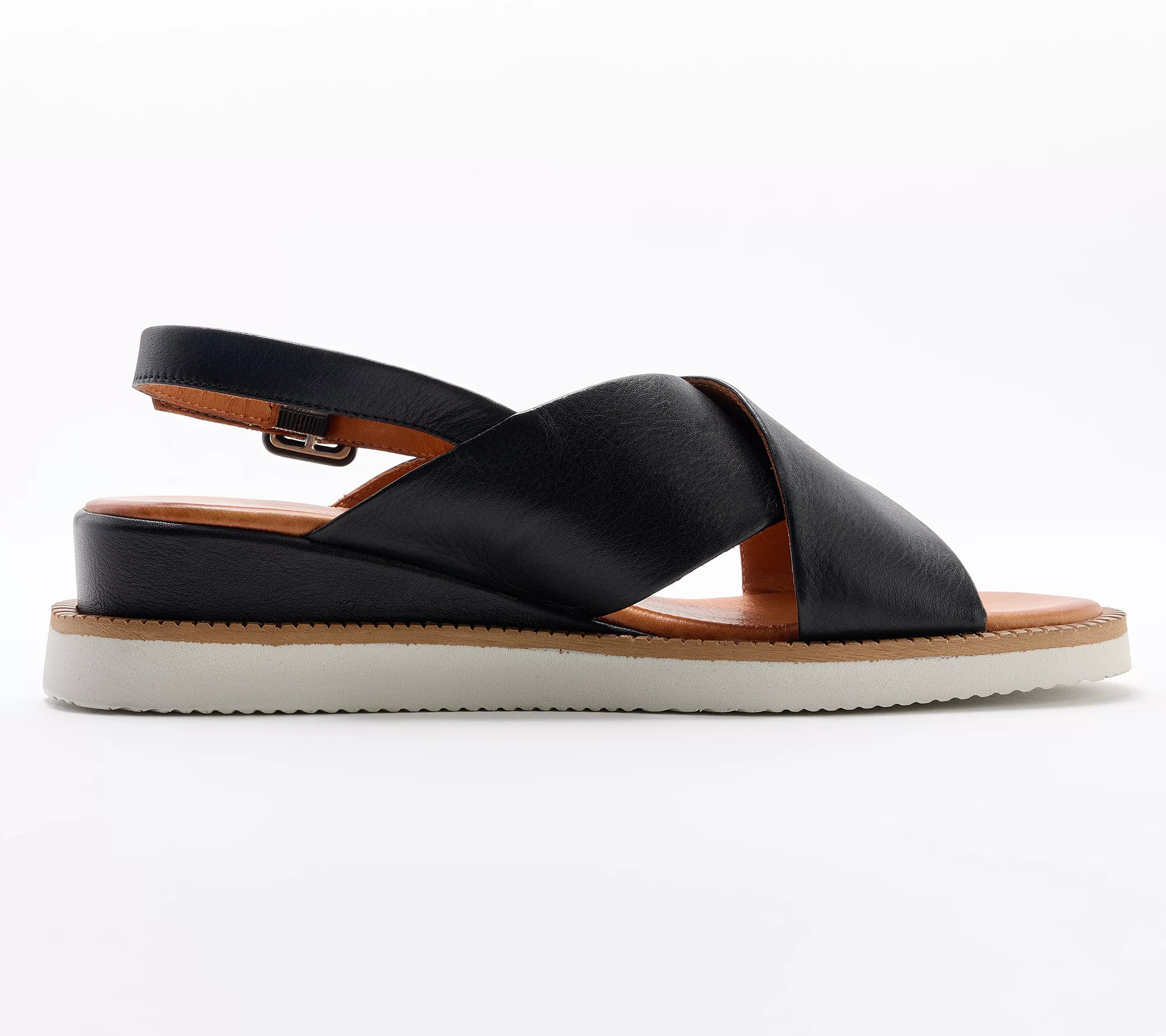 "As Is" Miz Mooz Leather Backstrap Sandals- Ella