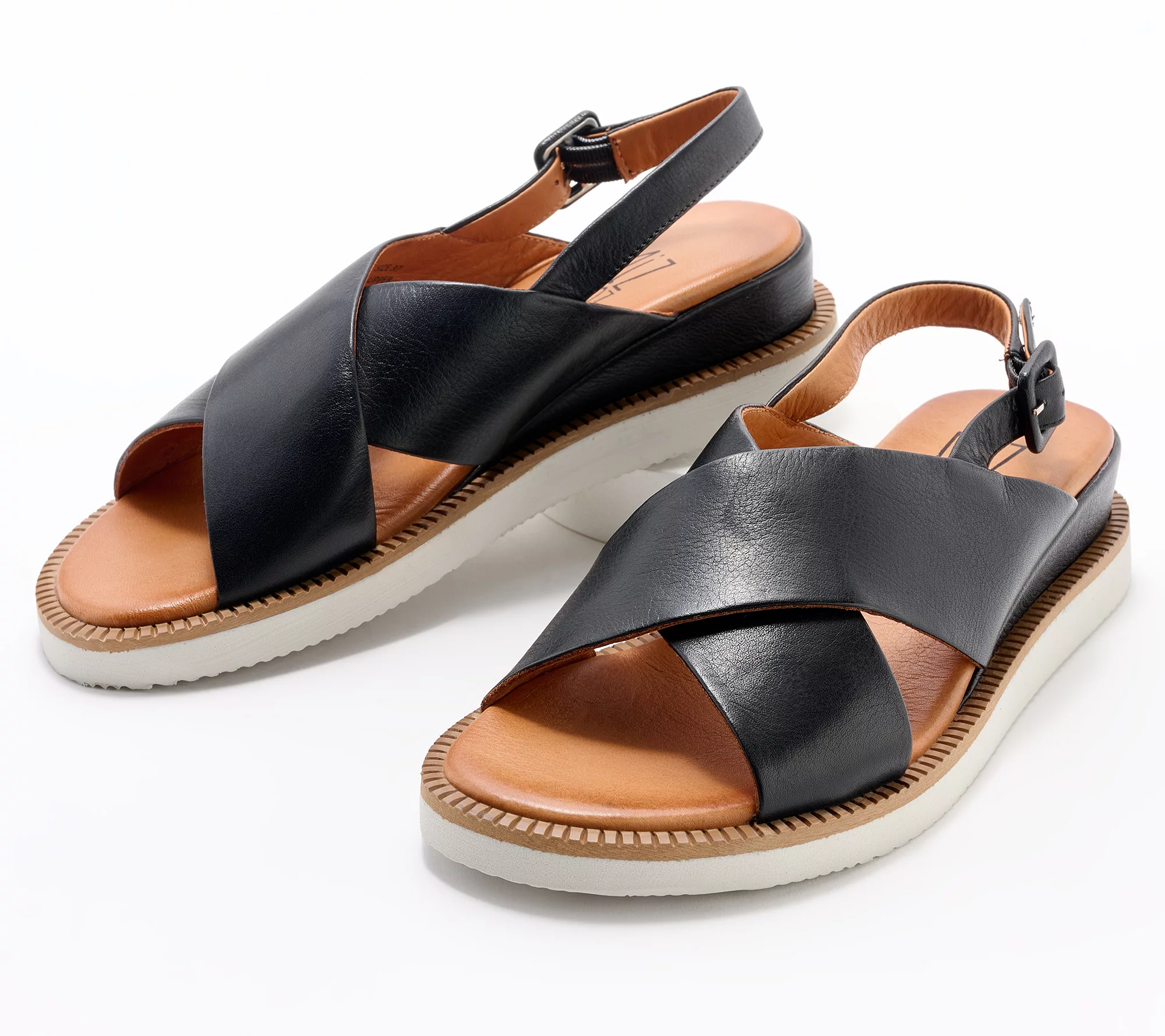 "As Is" Miz Mooz Leather Backstrap Sandals- Ella