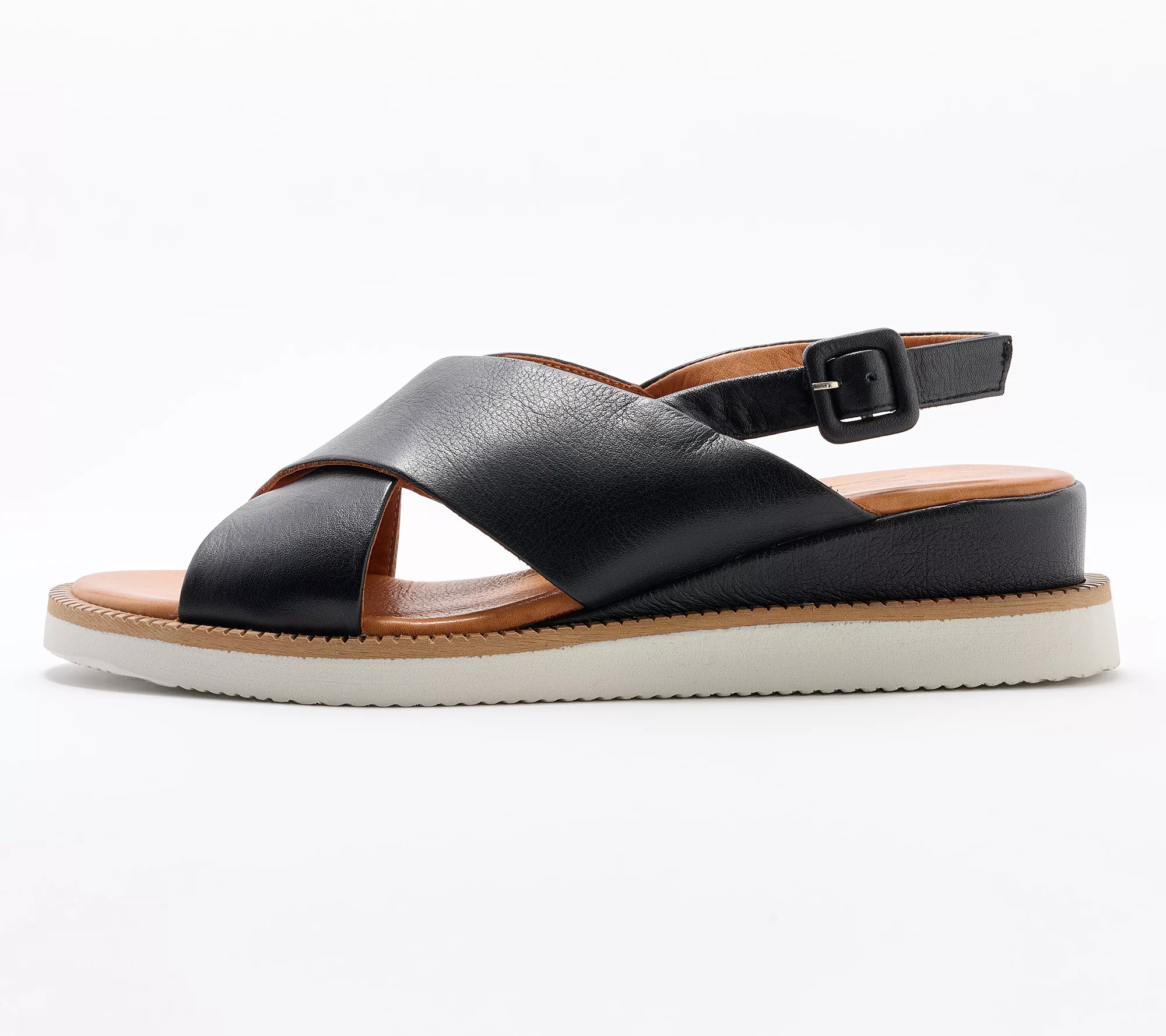 "As Is" Miz Mooz Leather Backstrap Sandals- Ella