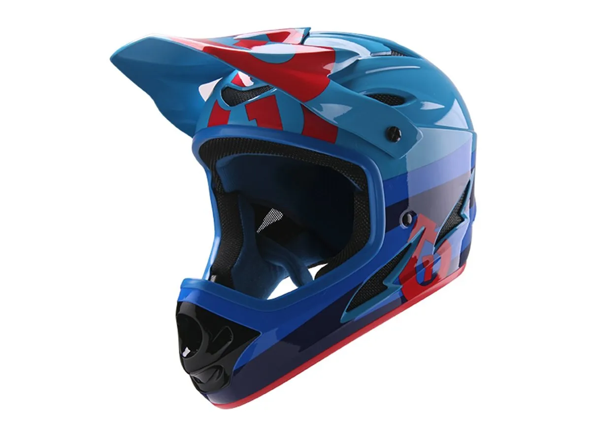 661 Comp Bolt Full Face Helmet -  Red-Blue - 2017