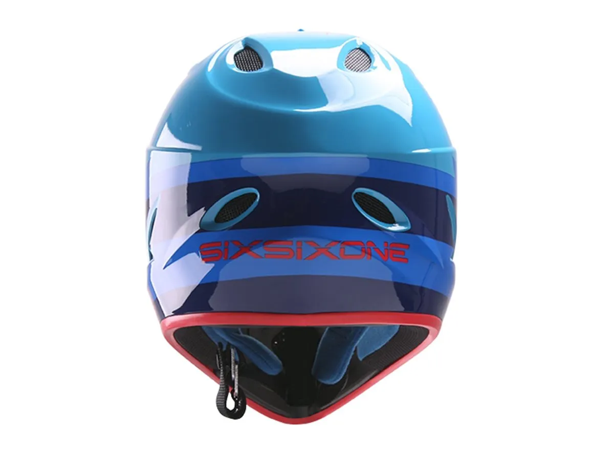 661 Comp Bolt Full Face Helmet -  Red-Blue - 2017