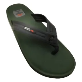 ADDA ONLY-1 OLIVE /BLACK MEN'S SLIPPER