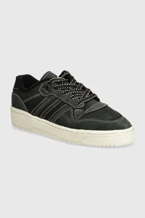 adidas Originals suede sneakers Rivalry Low black color IF4657