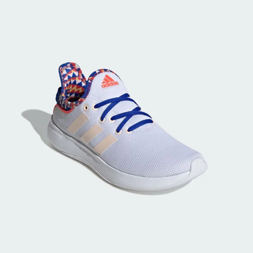 Adidas Women's Lifestyle Cloudform Pure Sneakers - Cloud White / Bliss Orange / Bright Red