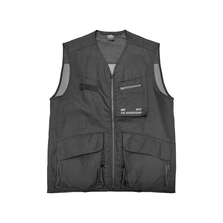 AGLXY x Nick The Barbership Vest - Black