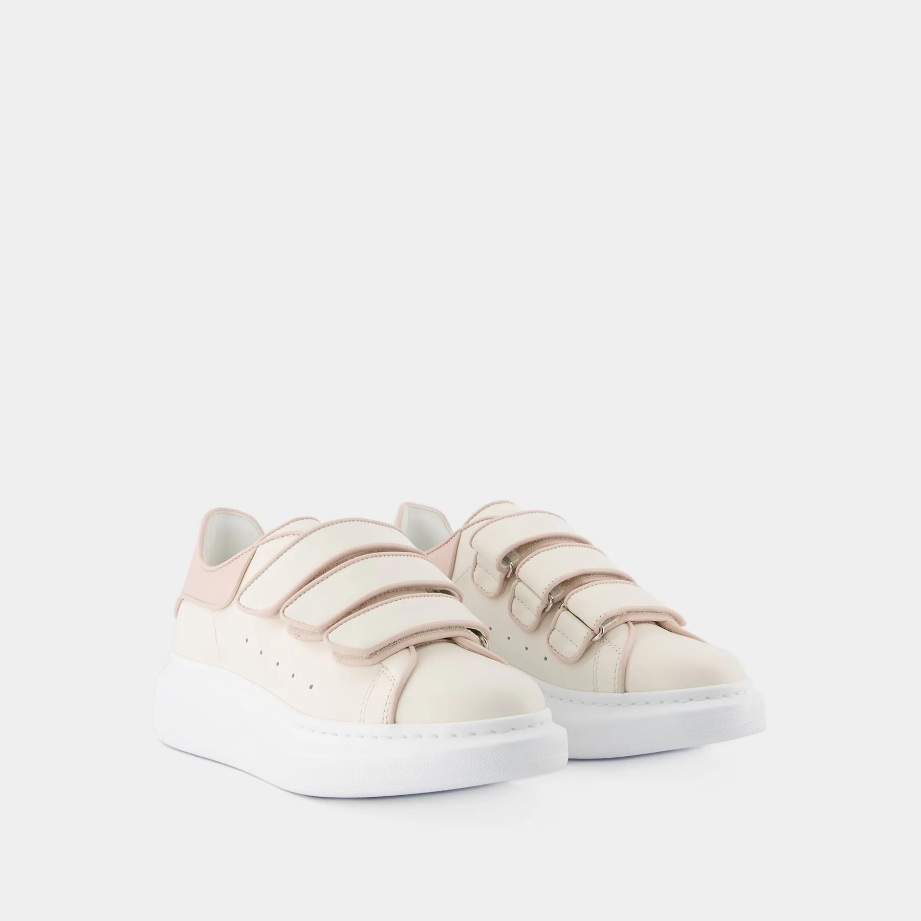 Alexander McQueen  Oversized Sneakers - Alexander Mcqueen - Cream - Leather