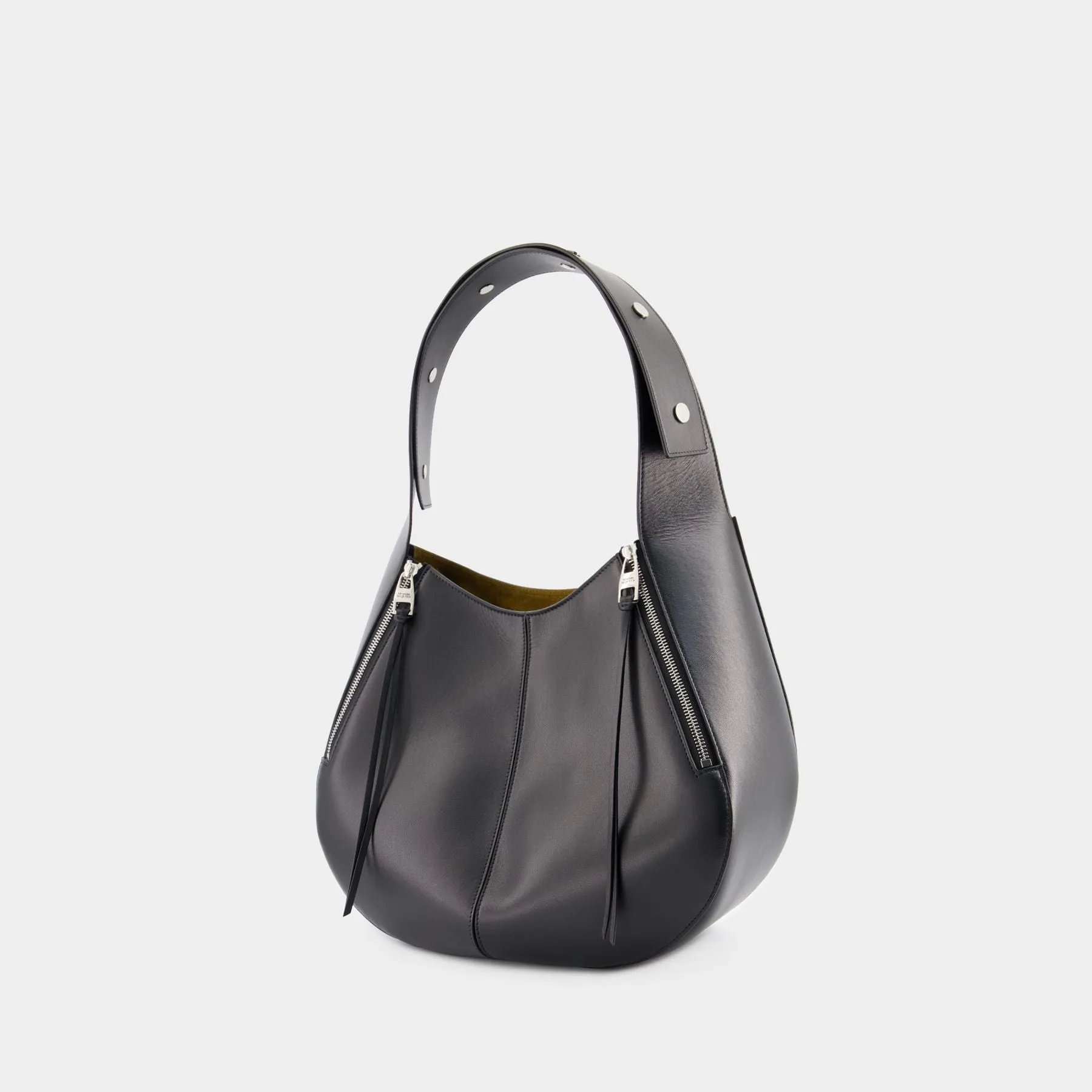 Alexander McQueen  The Skull Hobo Bag - Alexander McQueen - Leather - Black