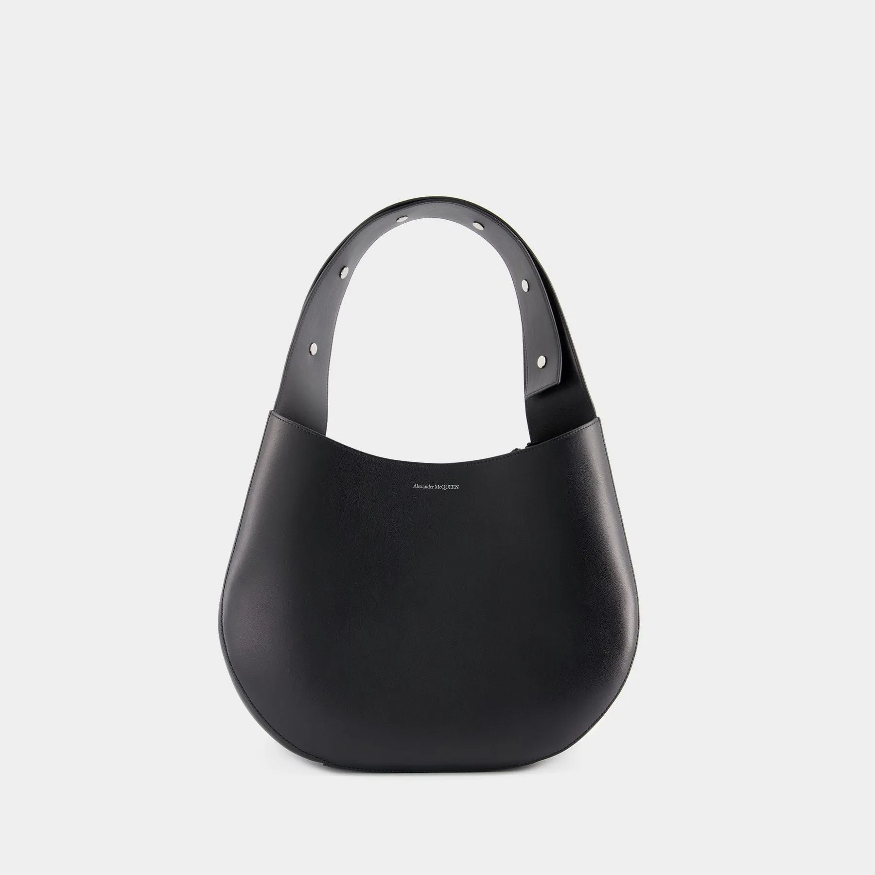 Alexander McQueen  The Skull Hobo Bag - Alexander McQueen - Leather - Black