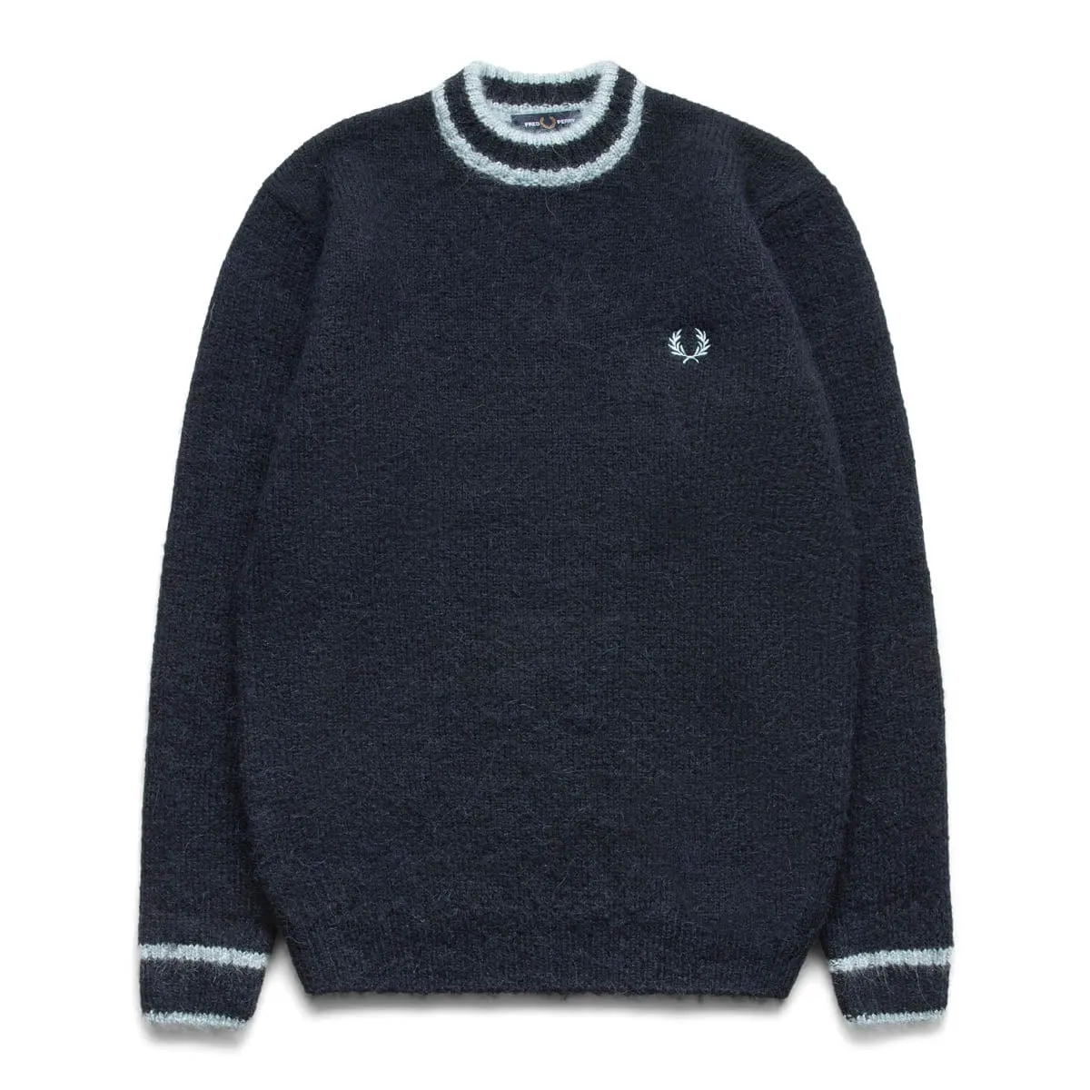 ALPACA BLEND CREW NECK JUMPER NAVY | Bodega