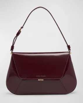 Ami Frame Leather Shoulder Bag