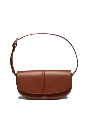 A.P.C. Brown Leather Shoulder Bag for Women - FW24 Collection