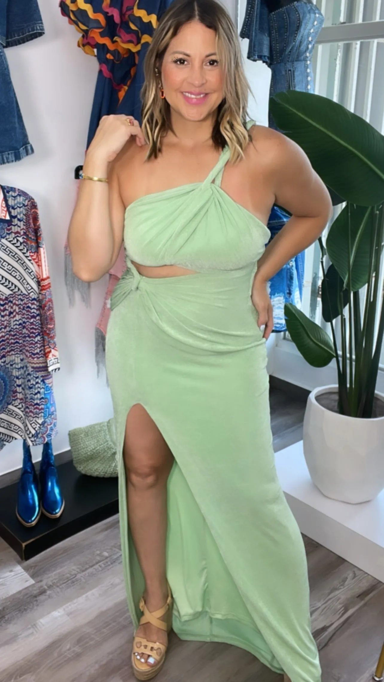 Ariana Mint Dress