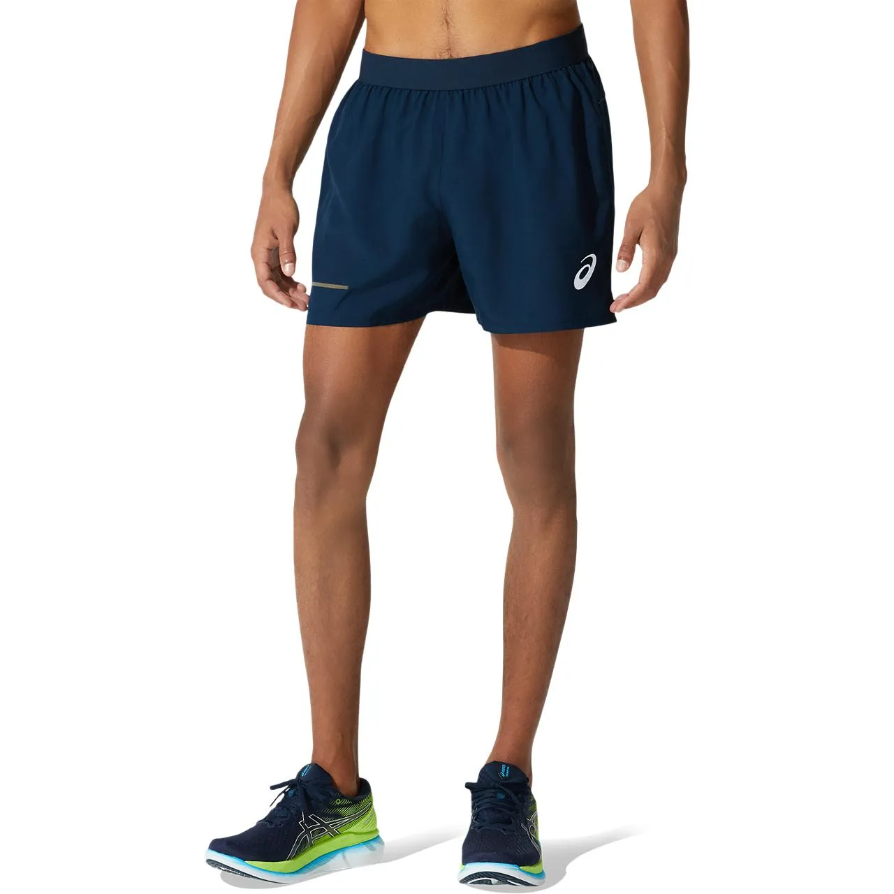 Asics Men's Visibility Shorts French Blue | Buy Asics Men's Visibility Shorts French Blue here | Outnorth