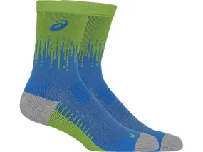 Asics Performance Run Sock Crew Waterscape/Electric Lime | Buy Asics Performance Run Sock Crew Waterscape/Electric Lime here | O