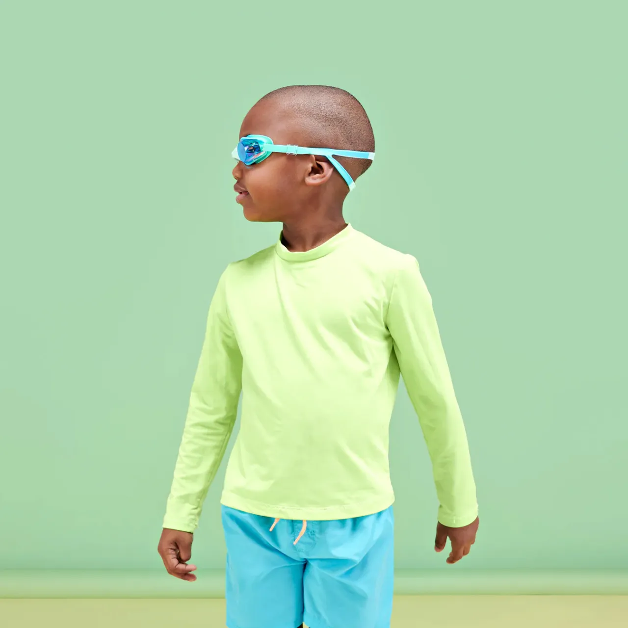 Babiators Swim Goggles  Blue-Green