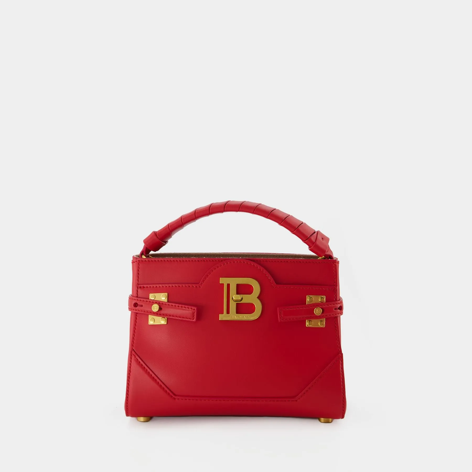 Balmain  Bbuzz 22 Hobo Bag - Balmain - Red - Leather