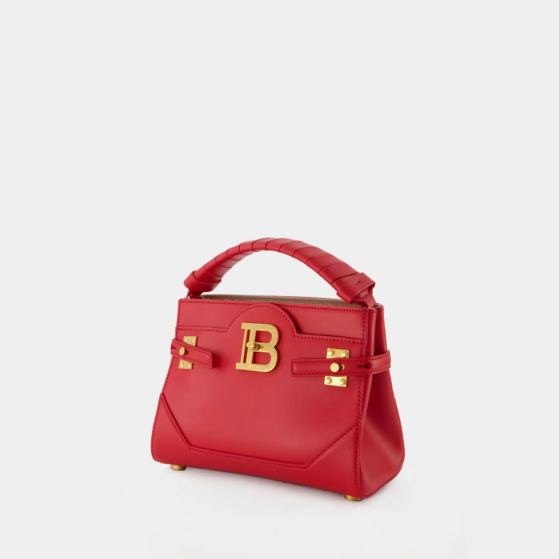 Balmain  Bbuzz 22 Hobo Bag - Balmain - Red - Leather