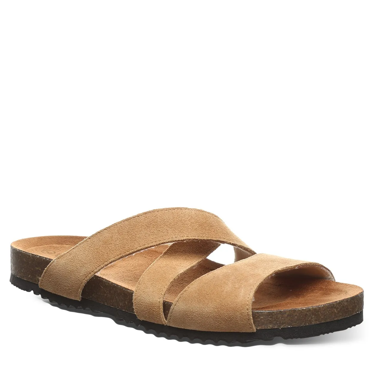 Bearpaw Bonnie Women's Suede Cork Slide Sandals - 2905W