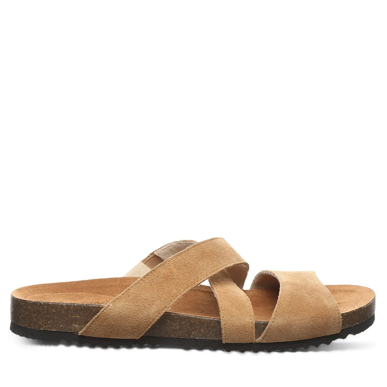 Bearpaw Bonnie Women's Suede Cork Slide Sandals - 2905W