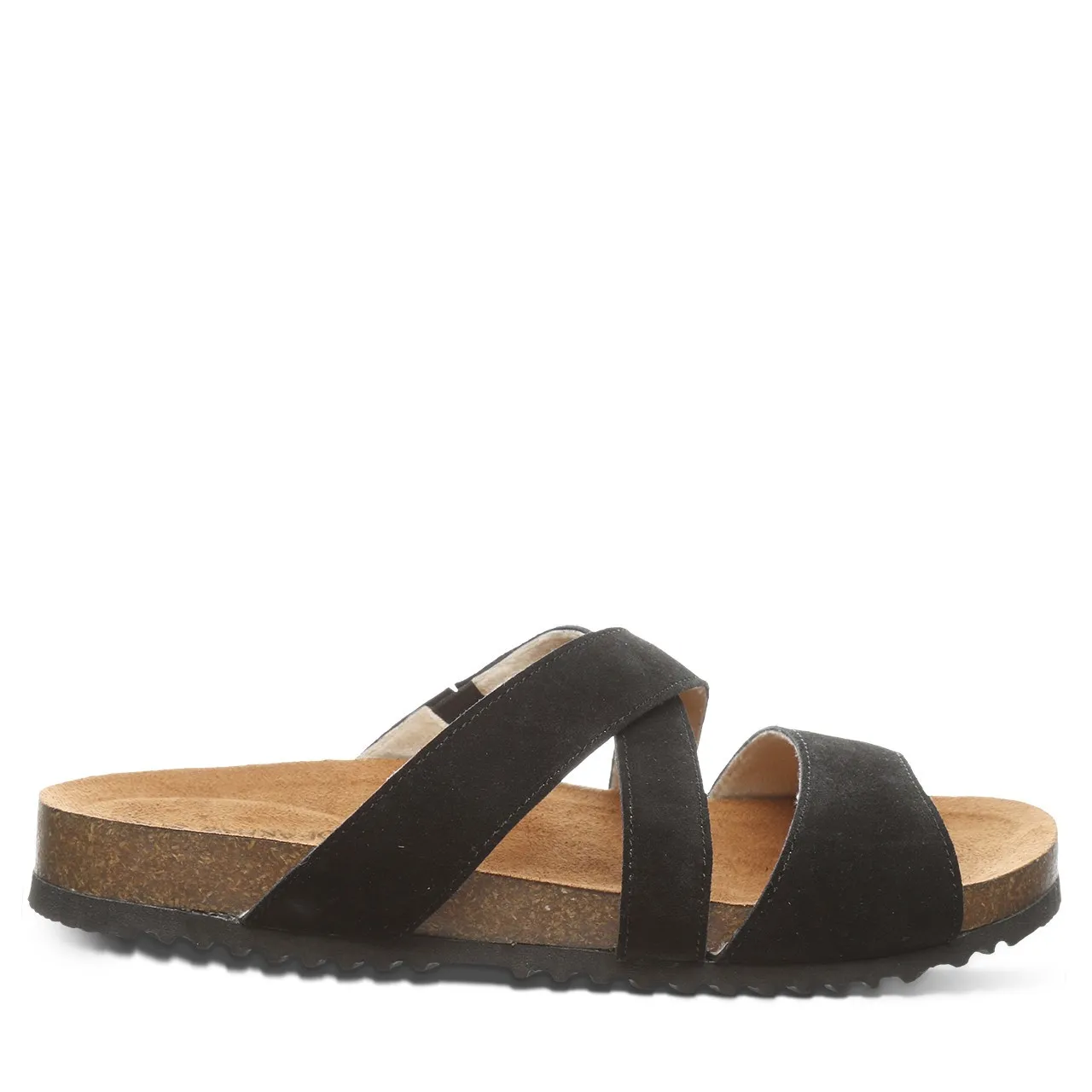 Bearpaw Bonnie Women's Suede Cork Slide Sandals - 2905W