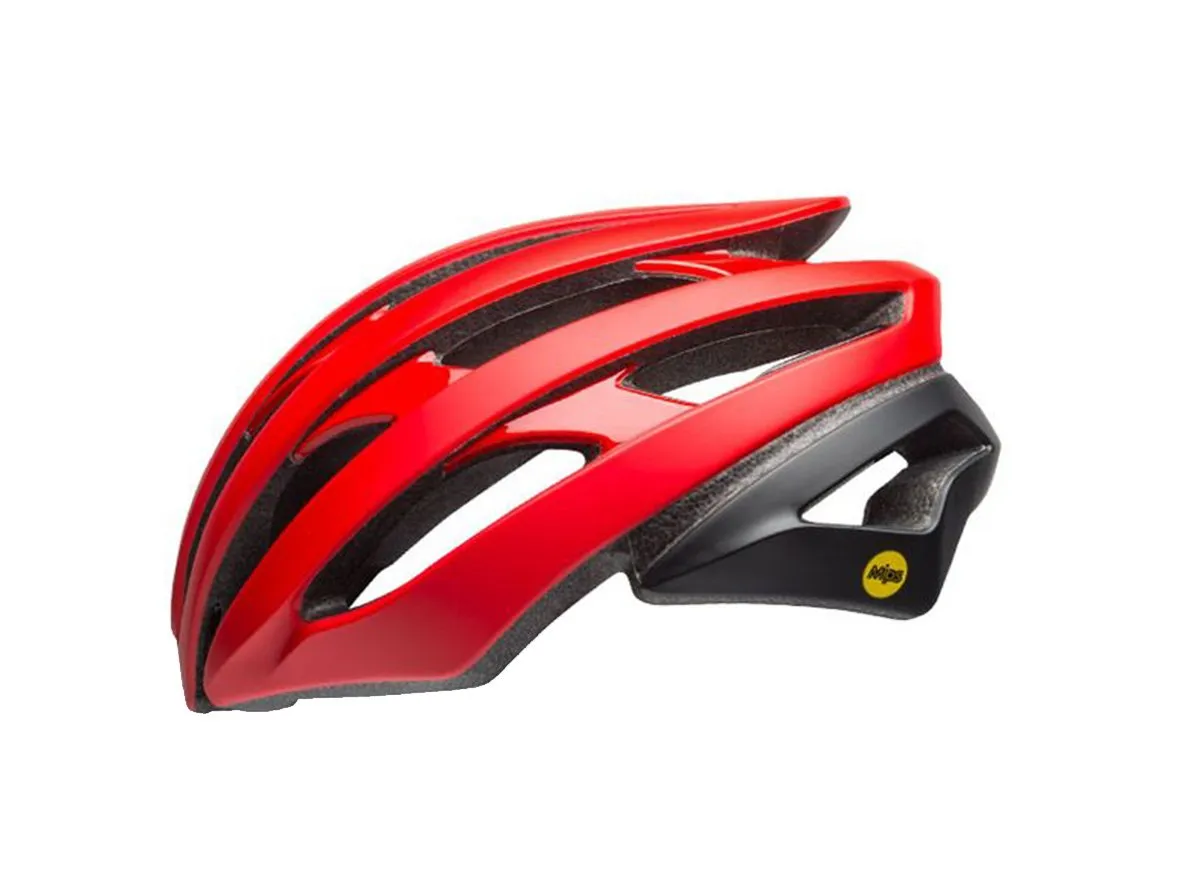 Bell Stratus MIPS Road Helmet - Matt Gloss Red-Black - 2020