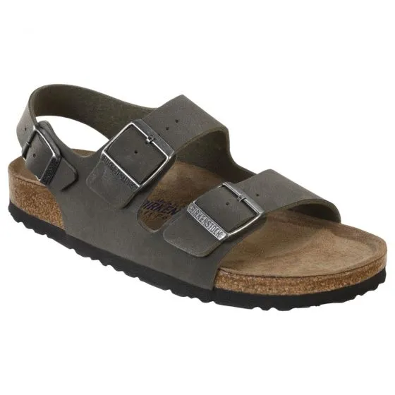 Birkenstock Unisex Milano Soft Footbed Emerald Green Sandals - Narrow Fit