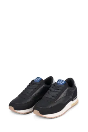 Black New York Low Top Trainers