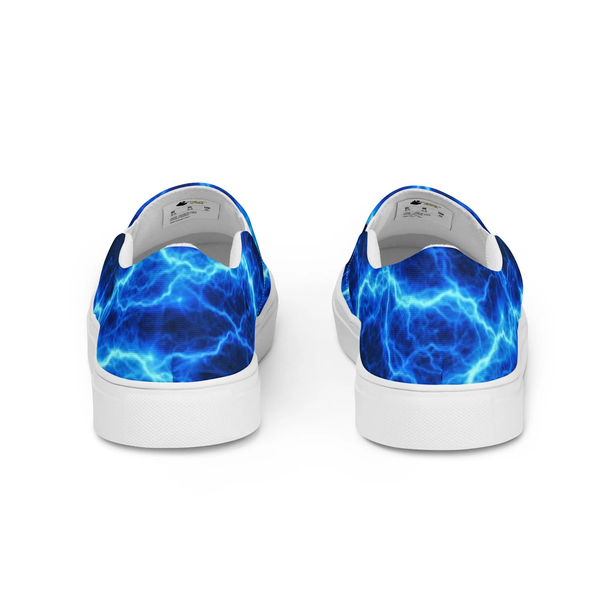 Blue Lightning Women’s Slip-on Canvas Shoes