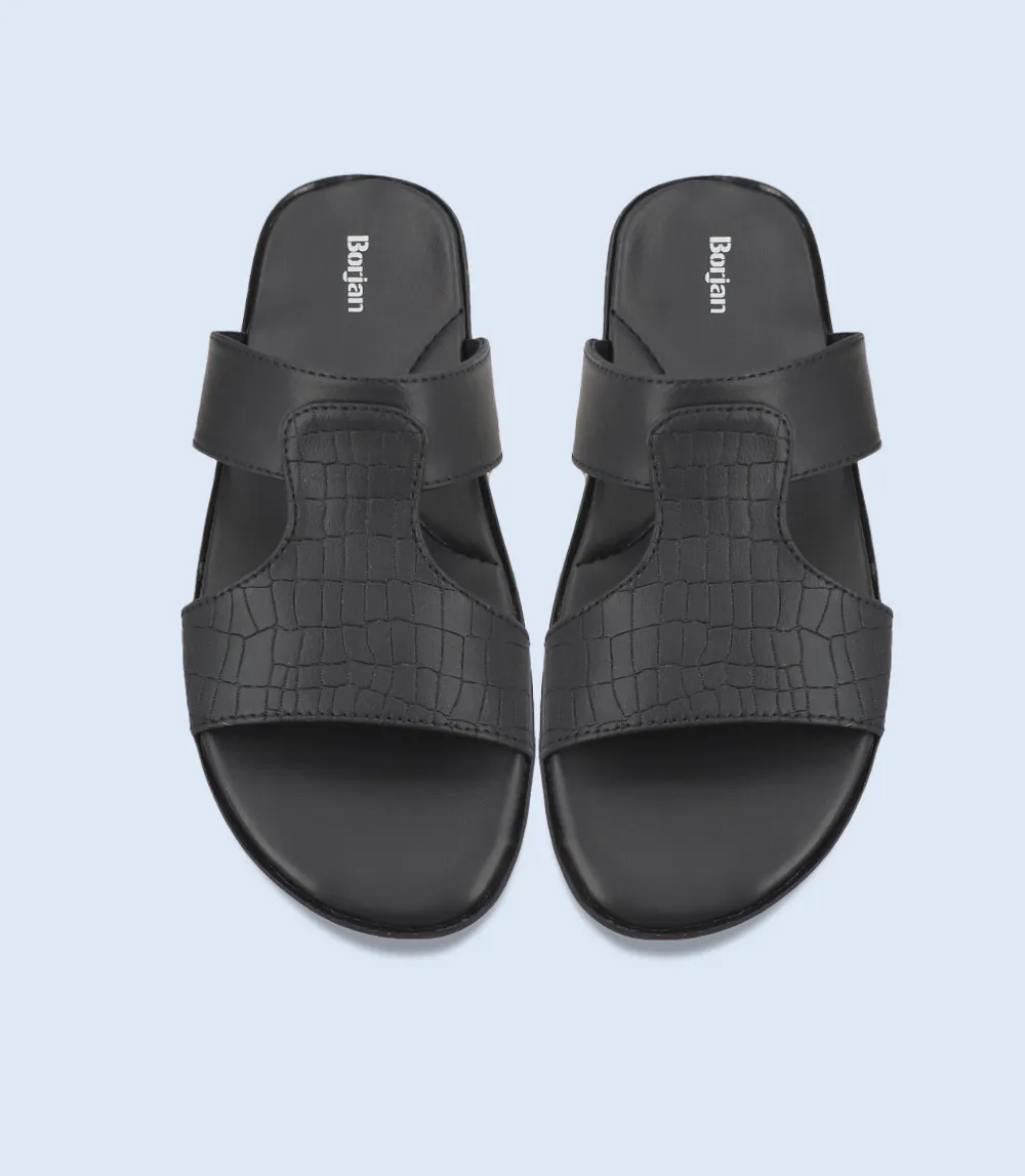 BM5635-BLACK-Men Casual Slipper