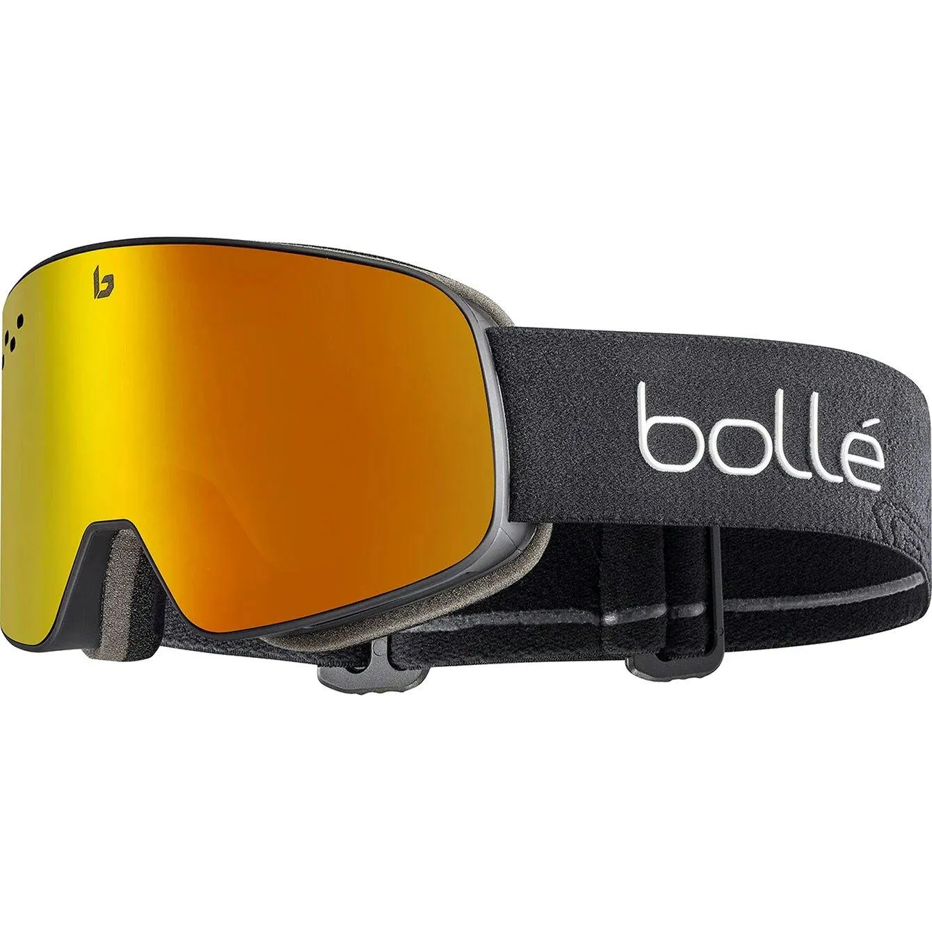 Bolle Unisex Nevada Goggles - Black Matte / Sunrise | George Fisher