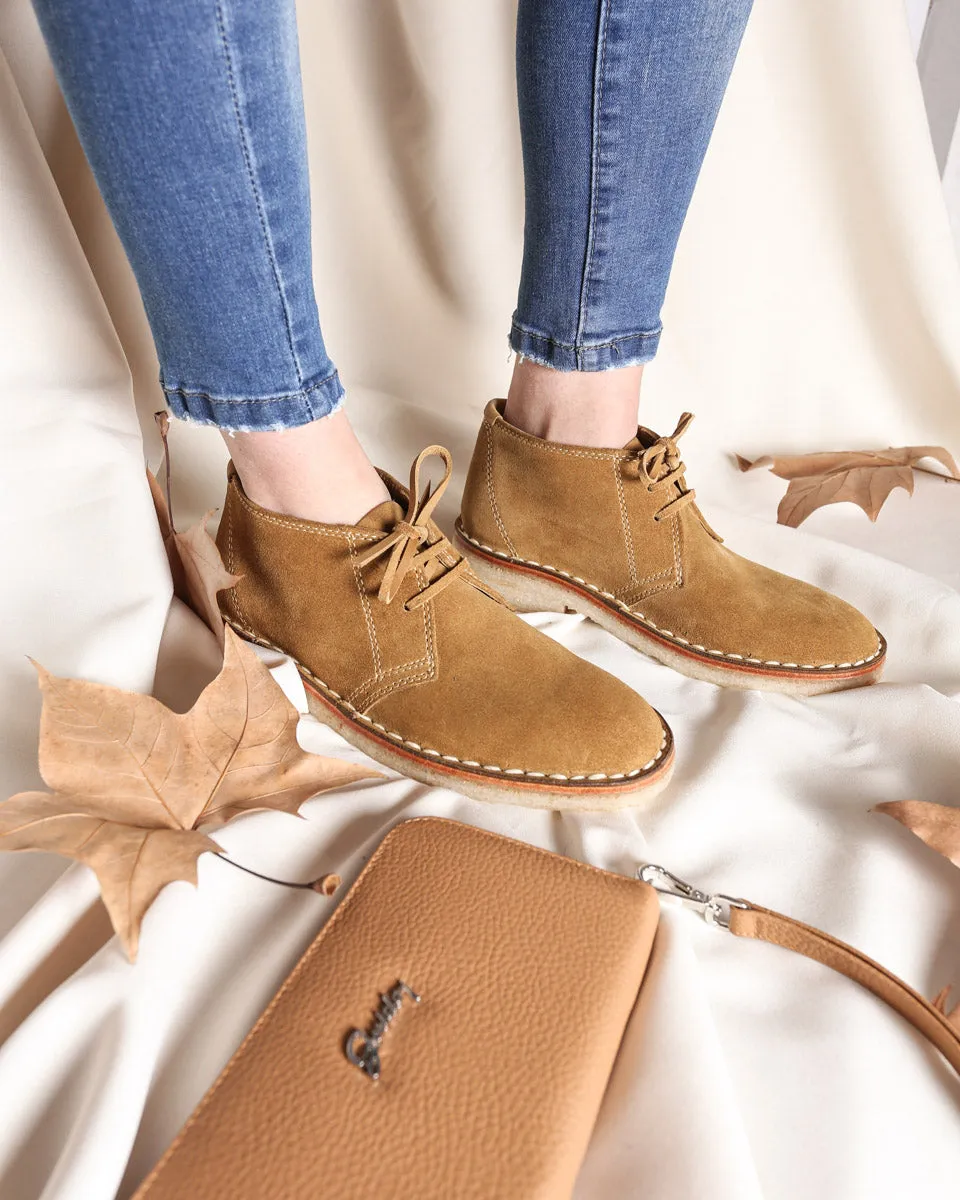 Boot 2777 Light Brown Suede