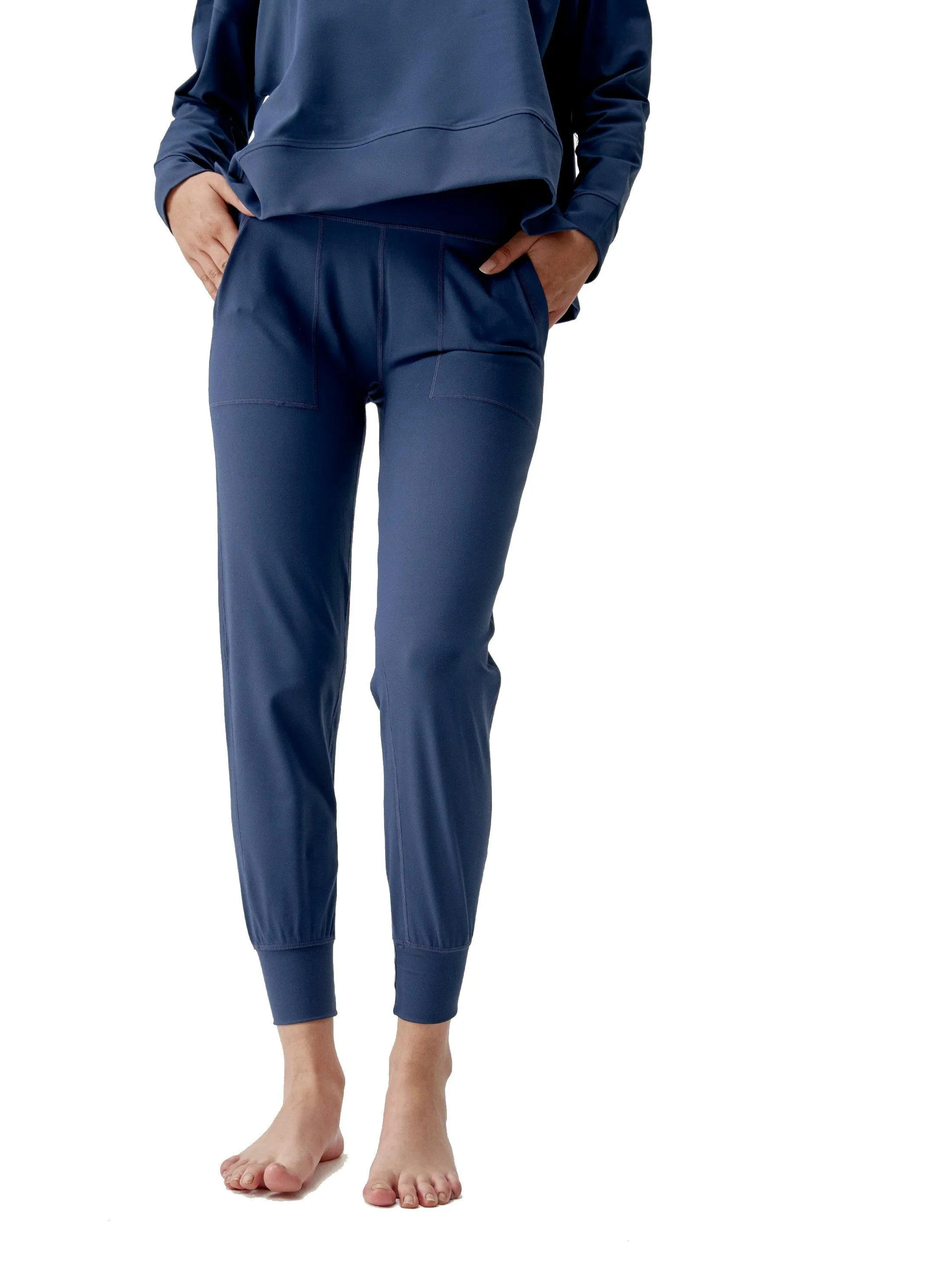 Born Living Yoga Women's Daba Joggers - Blue | George Fisher