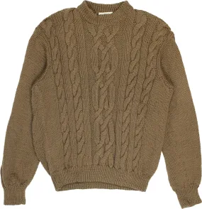 Brown Cable Jumper | ThriftTale