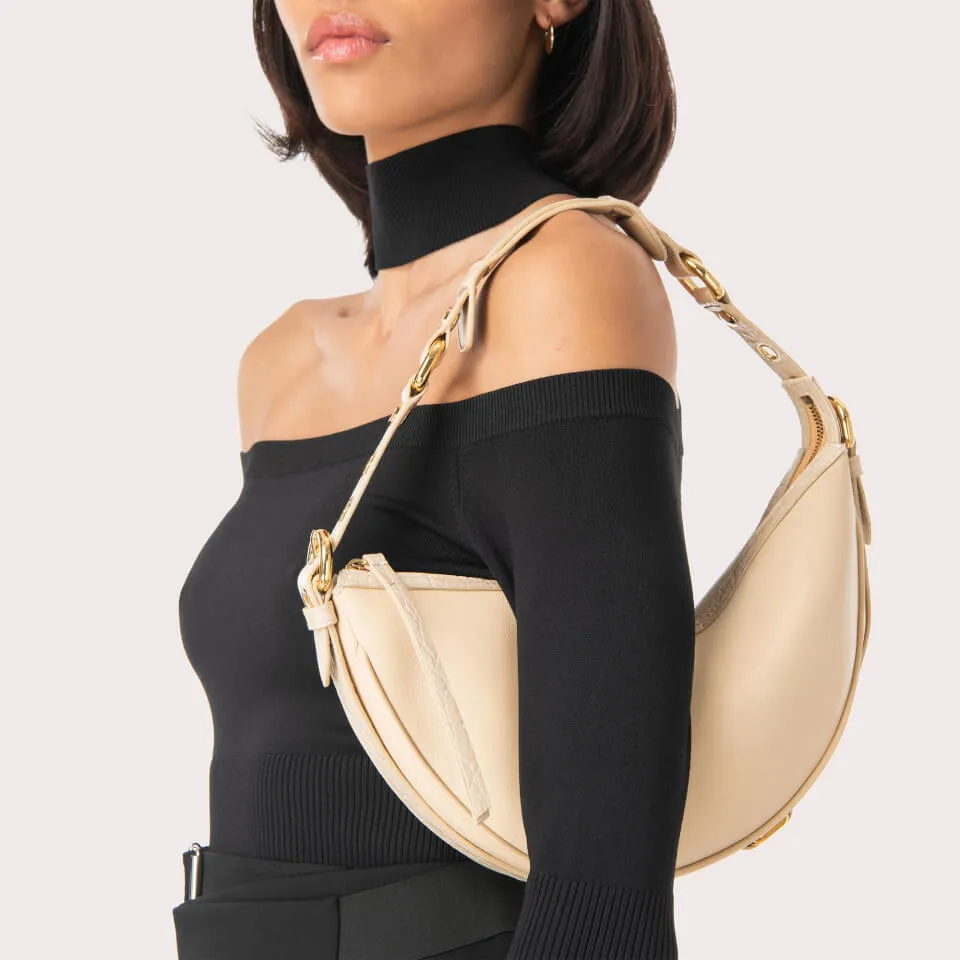 BY FAR Gib Buckle Detail Leather Bag | Coggles