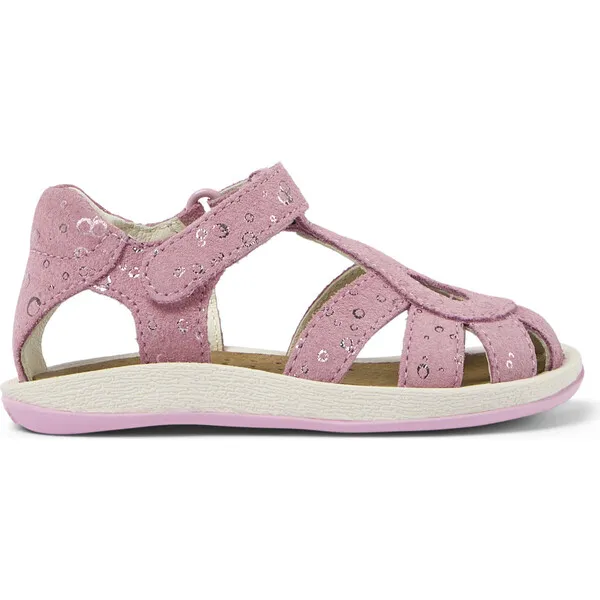 Camper Bicho Leather First Walker Sandals, Pastel Pink