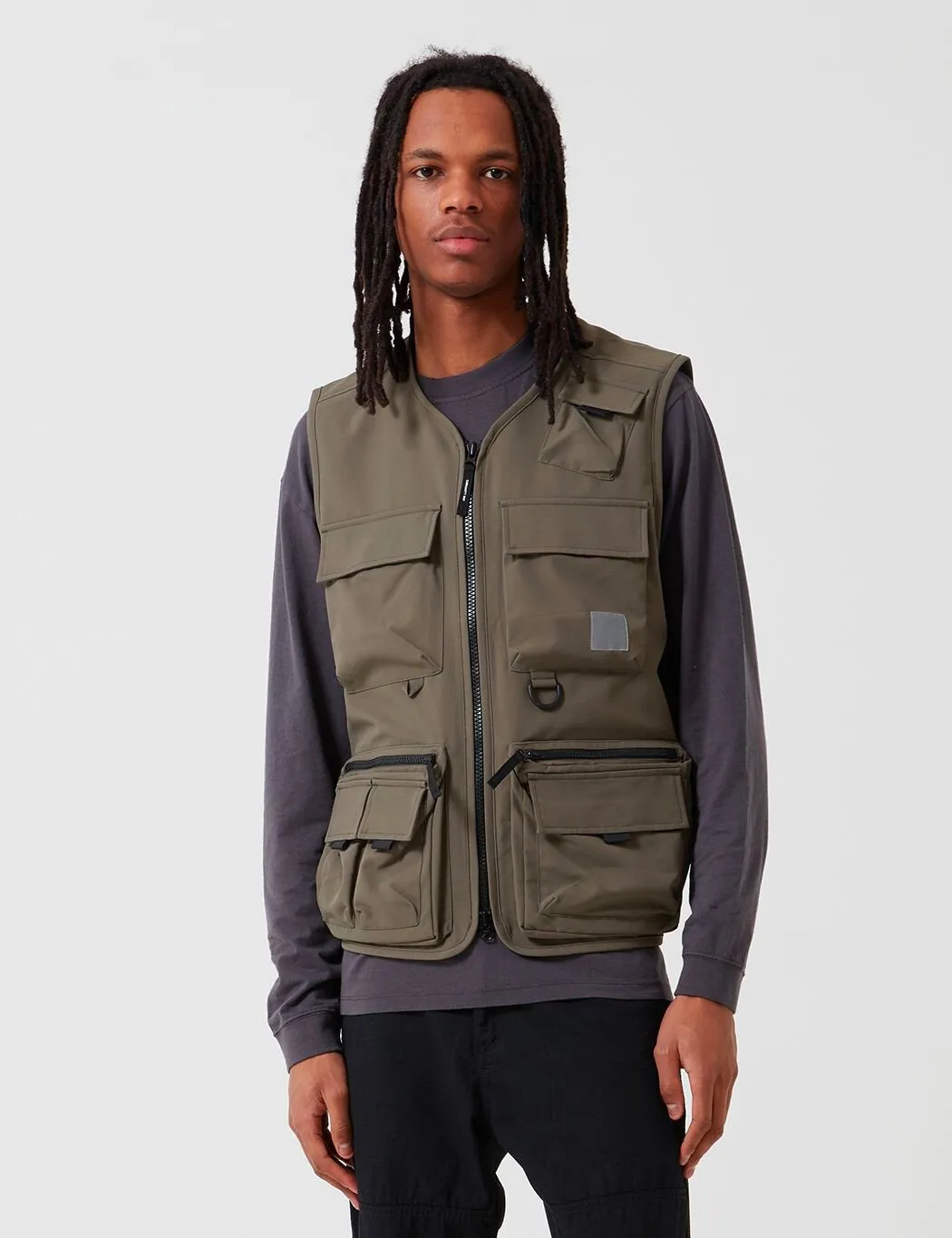 Carhartt-WIP Elmwood Vest (Stretch) - Moor Green