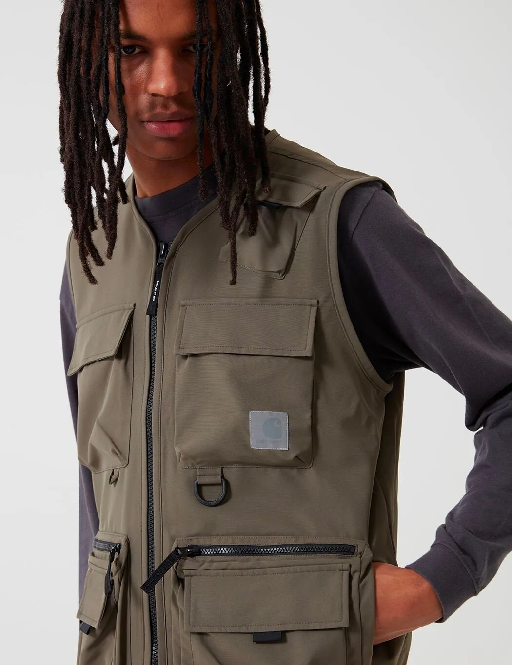 Carhartt-WIP Elmwood Vest (Stretch) - Moor Green