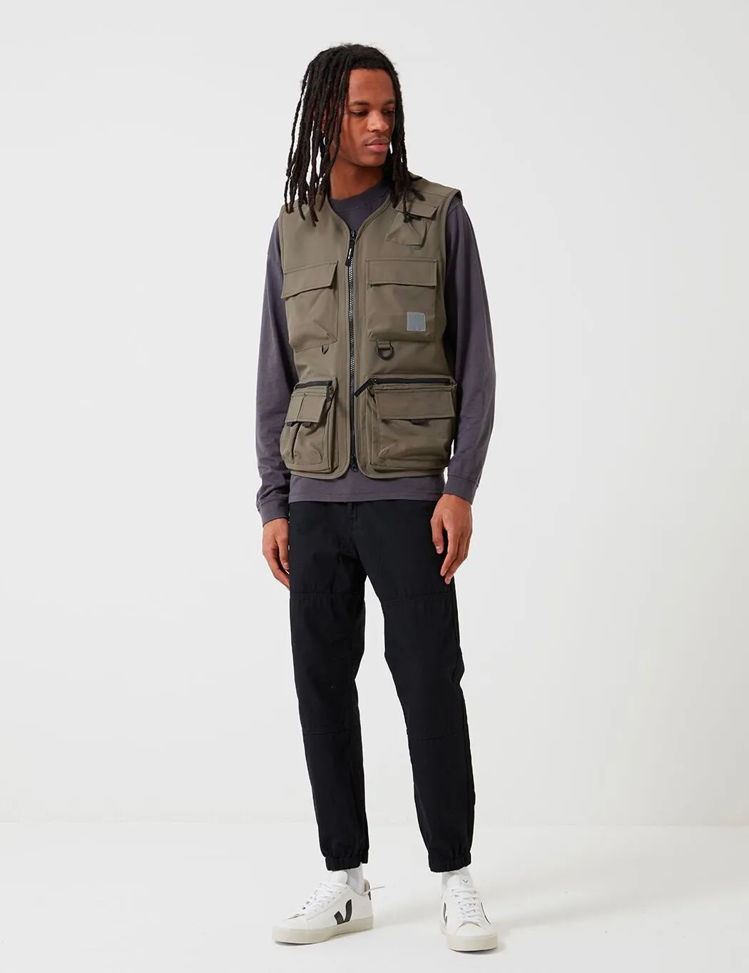 Carhartt-WIP Elmwood Vest (Stretch) - Moor Green