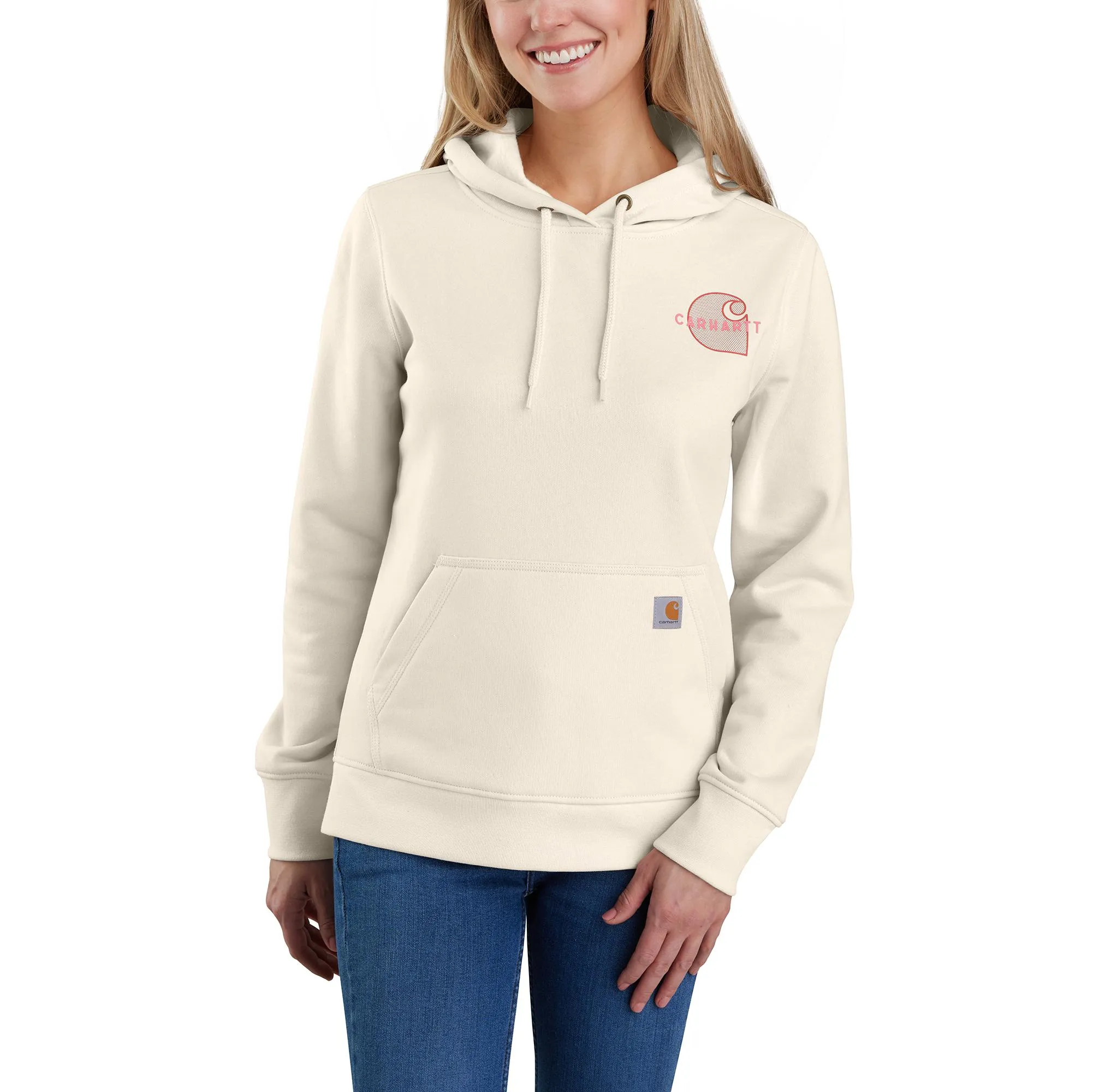 Carhartt Women's Rain Defender Midweight Chest Graphic Hoodie