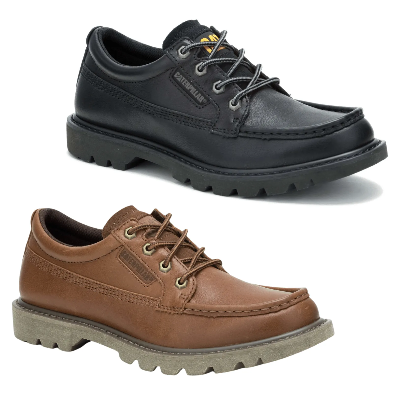 CAT Caterpiller Mens Colorado Moc Toe Low Leather Shoes