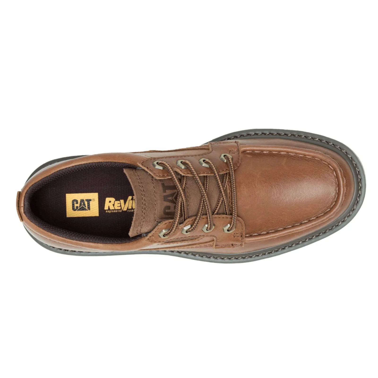 CAT Caterpiller Mens Colorado Moc Toe Low Leather Shoes