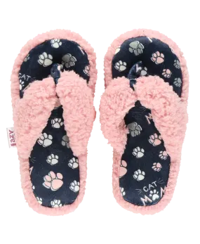 Cat Mom Spa Slipper L/XL