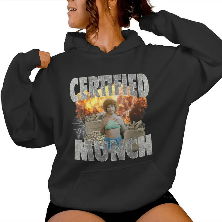 Certified Munch Oddly Specific Meme For Women Women Hoodie