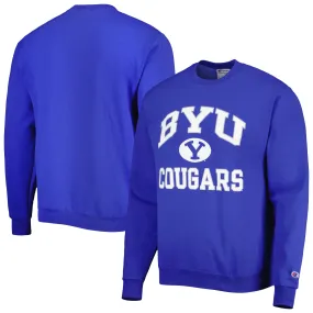 Champion BYU Cougars Royal High Motor Pullover Sweatshirt