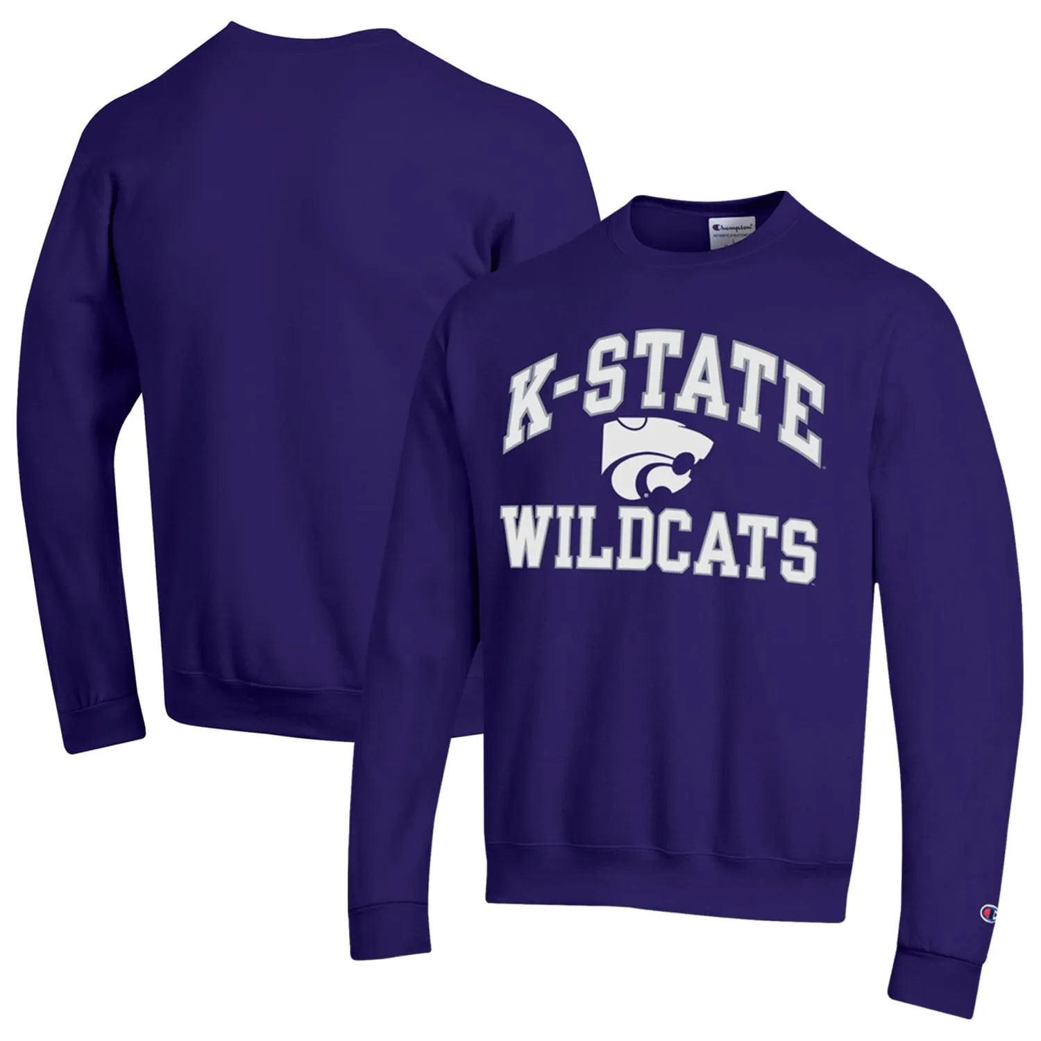 Champion Kansas State Wildcats Purple High Motor Pullover Sweatshirt