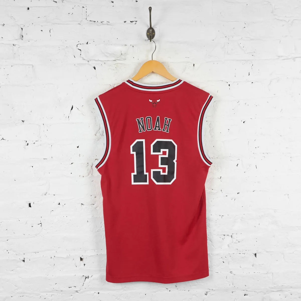 Chicago Bulls Noah Adidas Basketball Jersey Vest - Red - S