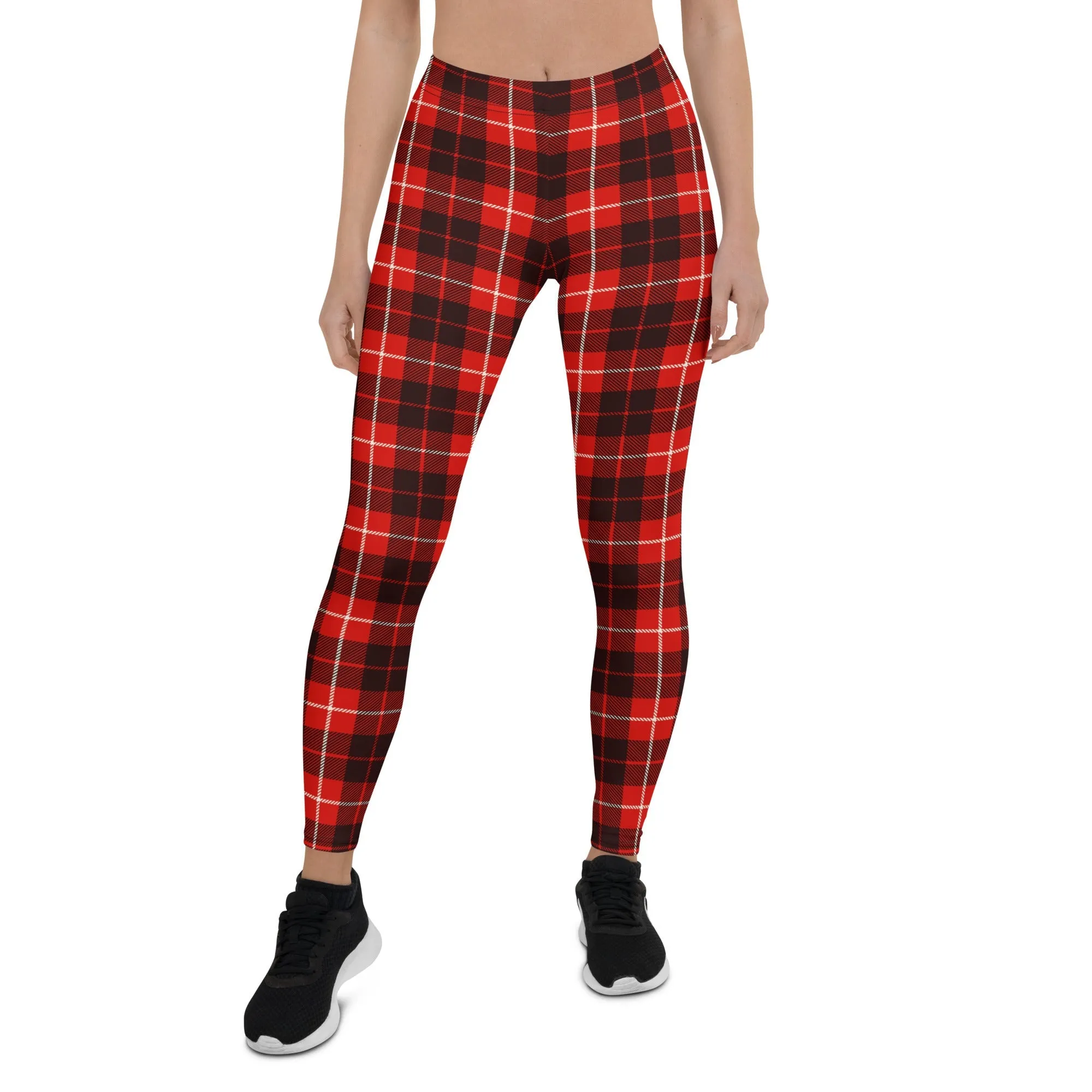 Classic Red Tartan Leggings